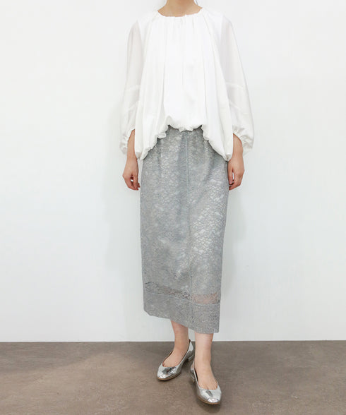 【GISELe4月号掲載】modern lace I-line skirt